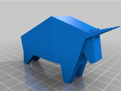 resumo touro decoração jain 3d print model - Mito3D
