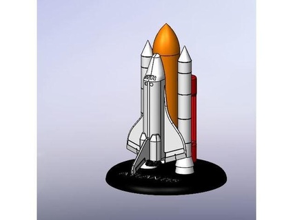 espaço transporte atlantis modelo danne096 3d print model - Mito3D