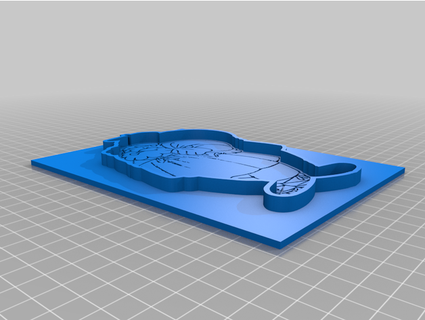 molde coração 3d print model - Mito3D