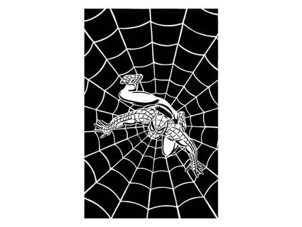 spiderman stencil 16 longquang 3d print model - Mito3D