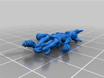 muerto kobold zorro alambre 3d print model - Mito3D