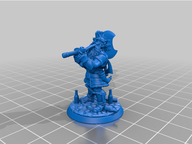 gorebash nain héros fil fer 3D print model - Mito3D