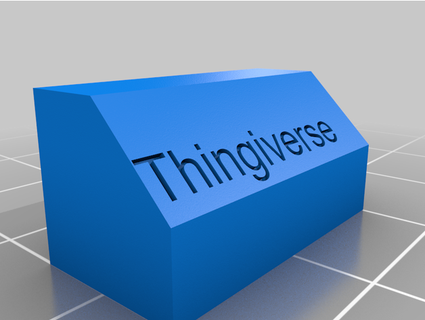 thingiverse logo lou1233d 3d print model - Mito3D