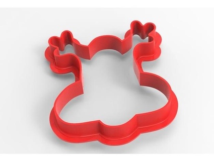 cookiecutter - reindeer knas99 3d print model - Mito3D