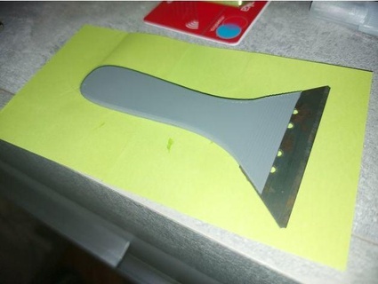utility blade scraper handle assultpengu 3d print model - Mito3D