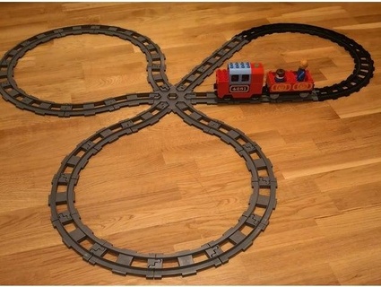 train hexagon crossing jonn53 3d print model - Mito3D