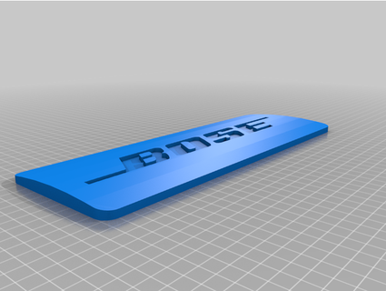 bose logo espejo 3d print model - Mito3D