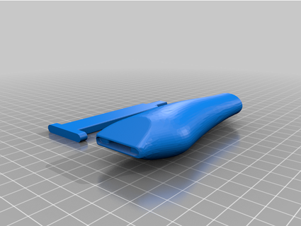 real size handle v1 ltibbs 3d print model - Mito3D