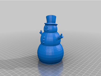another tea light snowman henryspl 3d print model - Mito3D