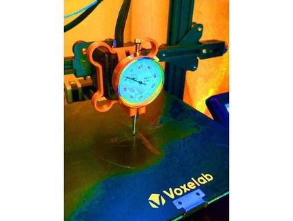 voxelab aquila harbor freight dial gauge holder microgiant 3d print model - Mito3D