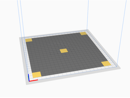 ender-3 bed leveling grid kenopy 3d print model - Mito3D