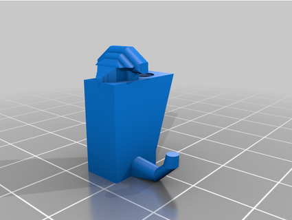 klein Spule Haken Glitchstitcher 3d print model - Mito3D