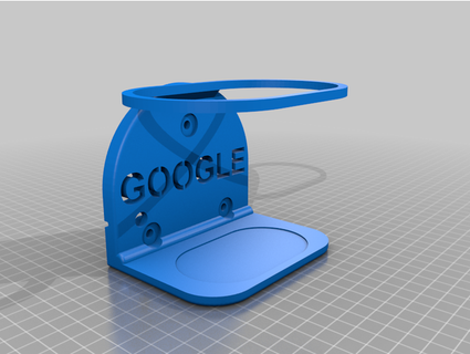 Google nido Audio parete montare ginnastica 3d print model - Mito3D