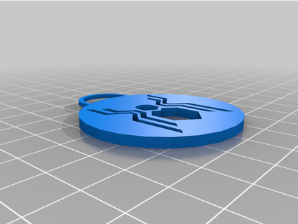 spiderman keychain jetpacksquirrel1ndustries 3d print model - Mito3D