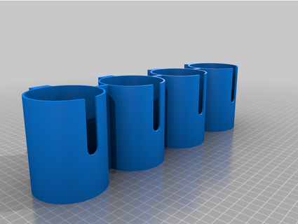 spraycan holder quatro plexdk 3d print model - Mito3D