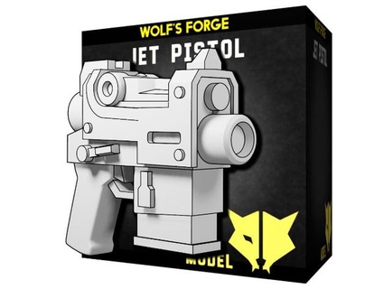 28mm jet pistolet forge loup 3d print model - Mito3D