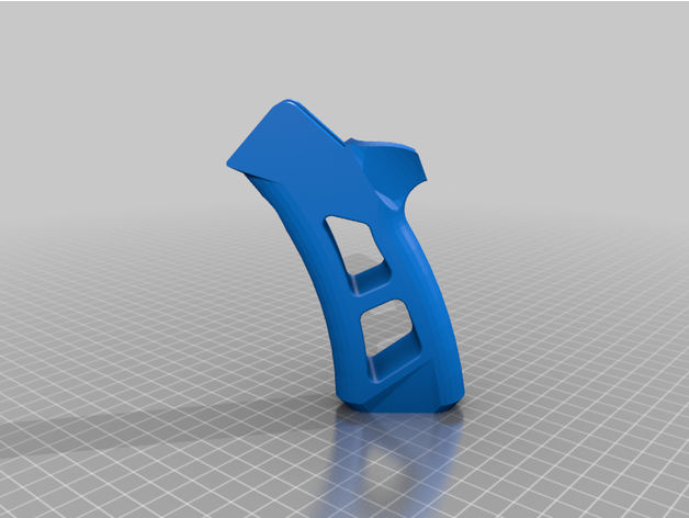 ca featureless grip remix ustesg 3D print model - Mito3D