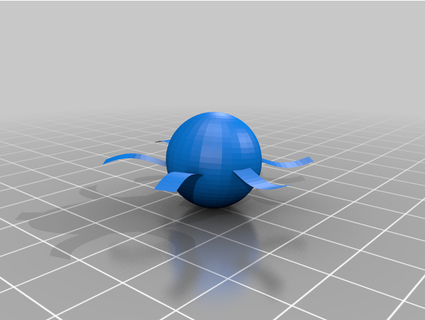 sfera onde incappucciato 3d print model - Mito3D