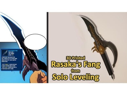 rasaka's fang solo leveling kevinmakescoolthings 3d print model - Mito3D