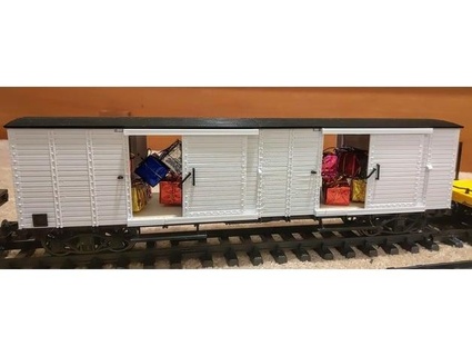 cubierto vagón 1 32 escala 4 puerta versión seco 3d print model - Mito3D