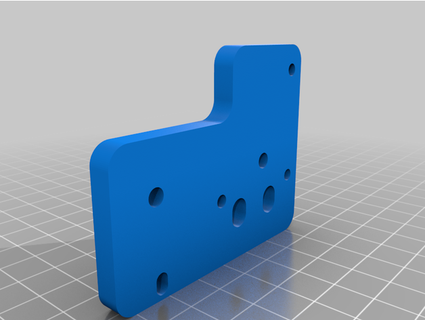 creality bmg direct mount bracket reference cad aliexpress malakian89 3d print model - Mito3D