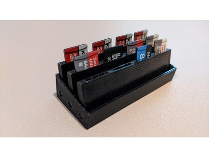 micro sd tarjeta soporte número autobús 3d print model - Mito3D
