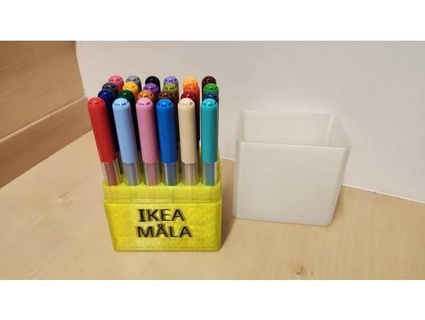 24 Stift Box Ikea Mala beno3d 3d print model - Mito3D