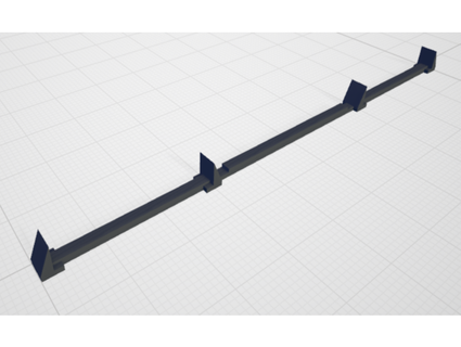 roco yer çizgisi uzak Kulp destek karanlık korucu 3d print model - Mito3D