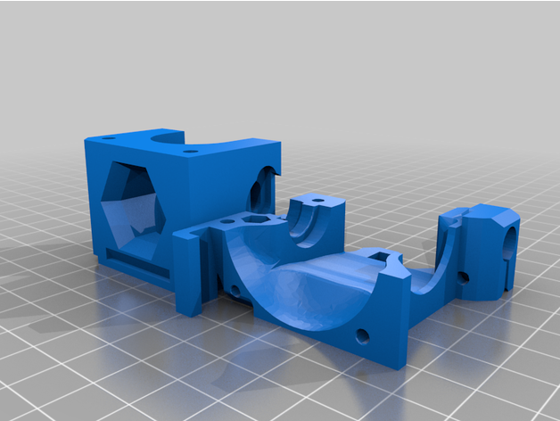 prusa mk25 extruder body without bondtech dekomote 3D print model - Mito3D