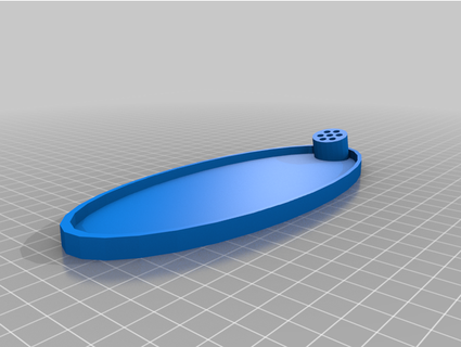sencillo incienso soporte derramarse aaronsteers 3d print model - Mito3D