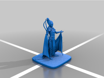 milvera karanlık elf yüksek rahibe docorlisvangsahudina 3d print model - Mito3D