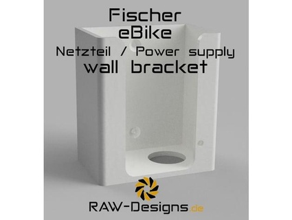 joycube fischer ebike power supply netzteil wandhalter wall mount bracket thomasreger 3d print model - Mito3D
