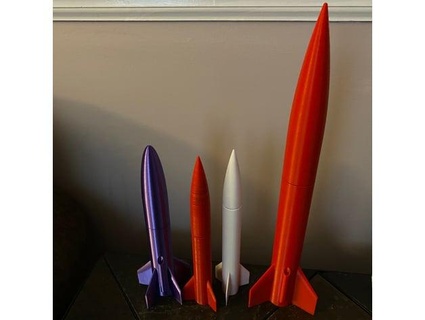 ayarlanabilir roket briklodge 3d print model - Mito3D