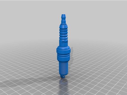 spark plug therealbuckeye 3d print model - Mito3D