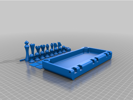 remixar xadrez conjunto caixa foxtail1000 3d print model - Mito3D