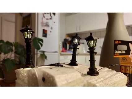 miniature streetlamp mikkelt 3d print model - Mito3D