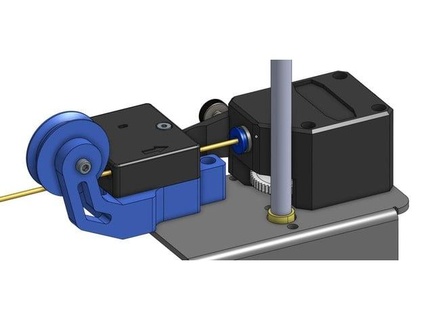 elegoo neptune 2 bmg extruder filament sensor adapter xman prints 3d print model - Mito3D
