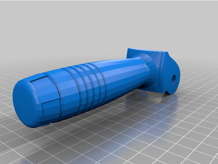 foldable foregrip sirmero 3d print model - Mito3D