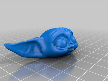 bebek Yoda diş macunu kusmak kombine serbest bırakmak 3d print model - Mito3D