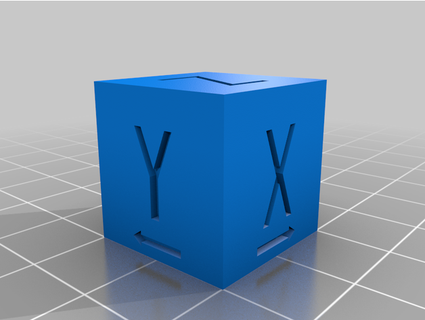 cube xyz mécatra 3d print model - Mito3D