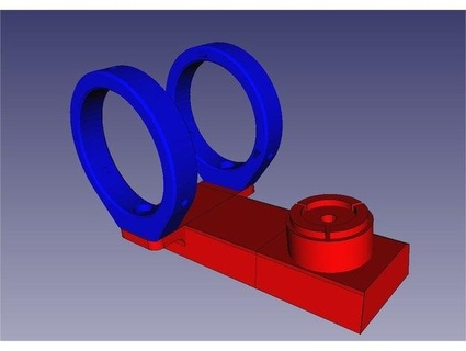 dove tail velbon tripod head guidescope rings masutokw 3d print model - Mito3D