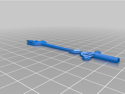 blazing sword transformers mod 5mm handle jssharpknife 3d print model - Mito3D