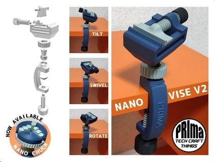 nano vise v2 prima 3d print model - Mito3D