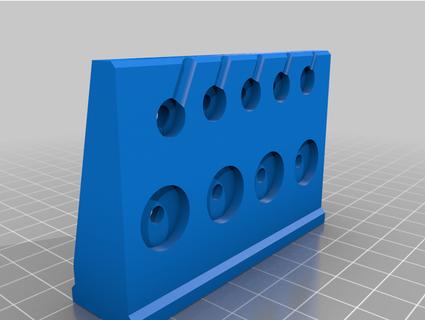 modular tool rail system - additional holders awroberts 3d print model - Mito3D