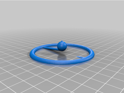 spinning top - 2 parts rtee 3d print model - Mito3D