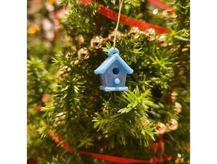 tiny birdhouse ornament lucasmatic 3d print model - Mito3D