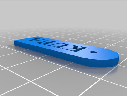 Keychain Name jakubdycka 3d print model - Mito3D