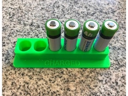 battery holders steveost 3d print model - Mito3D