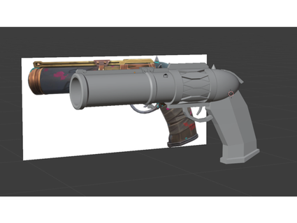 ésotérique jinx pistolet ro8inmorgan 3d print model - Mito3D