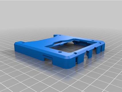 Lanyard Loch xipher Design Platte v2 Leslieslaw 3d print model - Mito3D